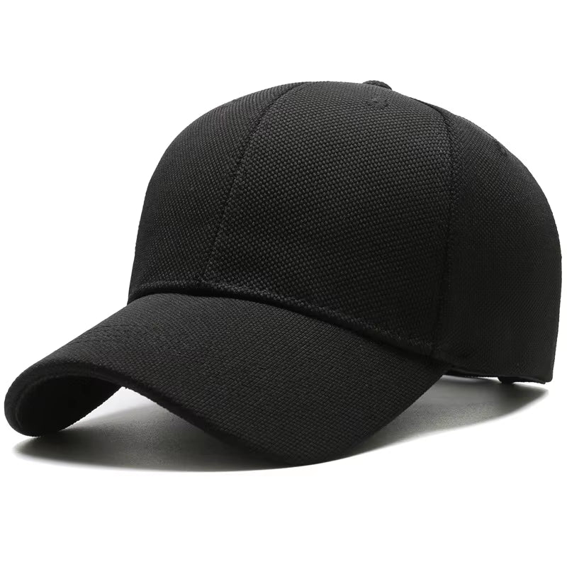 Pineapple Cloth Light Plate Simple Hat Men'S Casual Baseball Cap Fashion Visor Hat Minimalist Female Cap, Big Head Circumference